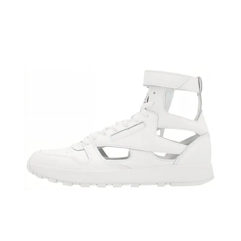 Maison Margiela Tabi Abrasion Resistant Breathable High Top Casual Shoes Men's White-0