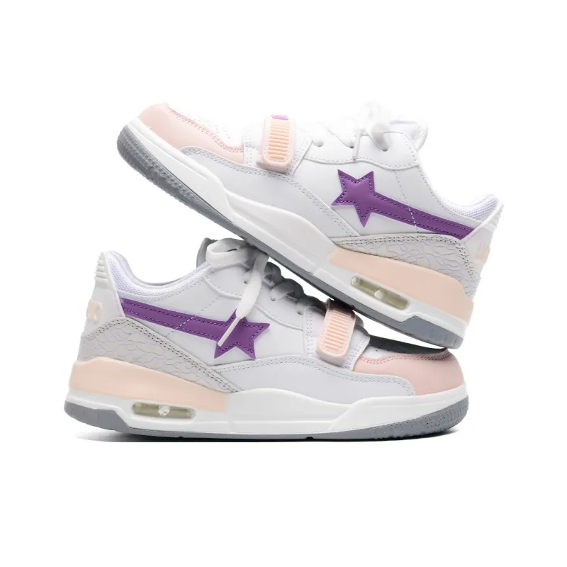 Anime Story Slip Resistant, Abrasion Resistant, Lightweight, Breathable Low Top Skateboard Shoes Unisex Milk White-14
