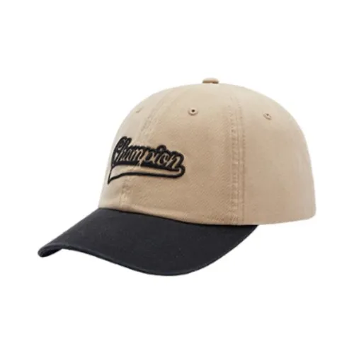 Champion Cotton Baseball Caps Unisex Khaki/Dark Brown/Dark Red