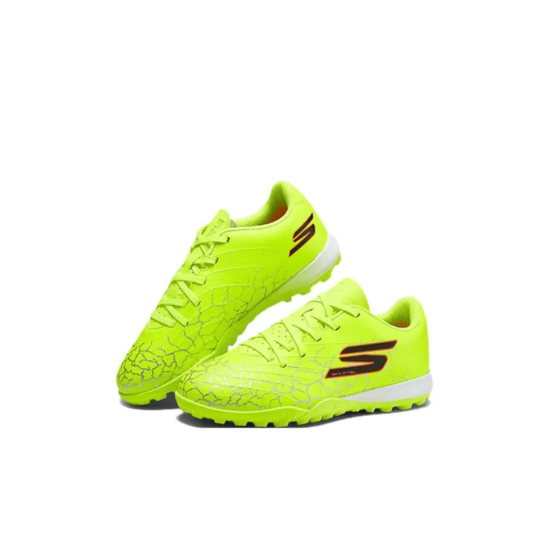 Skechers Kids Anti Slip Wear Resistant Low Top Kids' Soccer Shoes Yellow Kids'-2