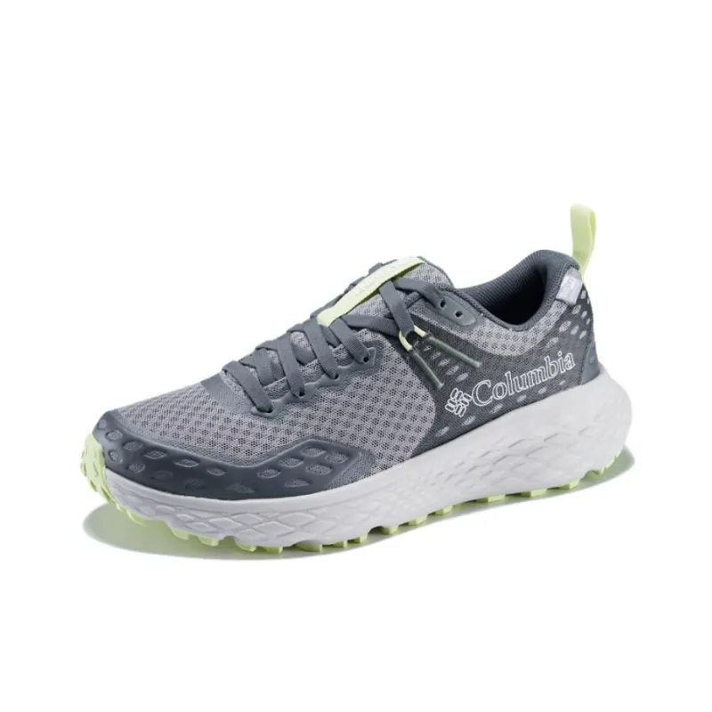 Columbia Anti Slip And Wear Resistant Water Resistant Low Top Trekking Shoes Women's Gray-1