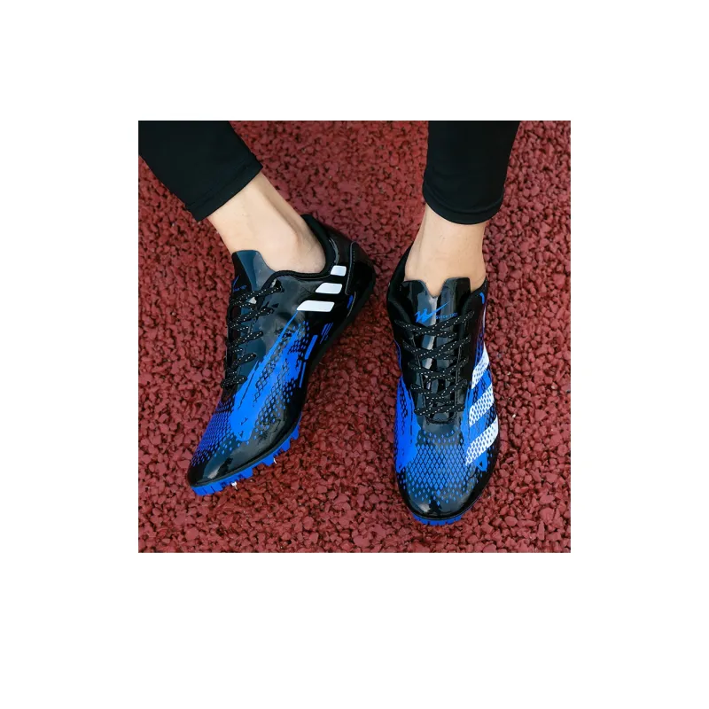 Binary Soccer Shoes Unisex Black Blue-11