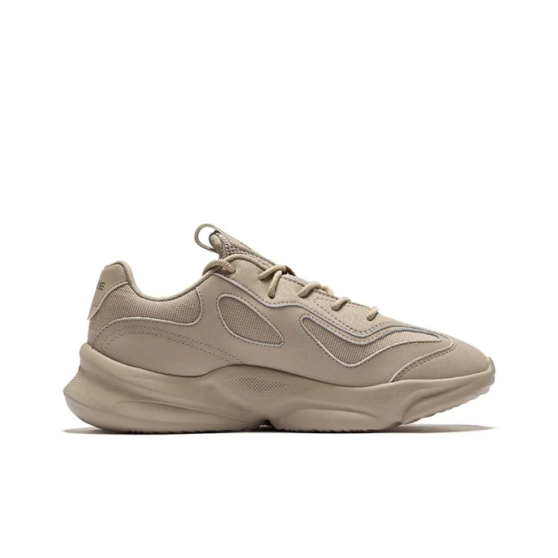 Erke Derivation 2V2 Height Increasing Coverage Low Top Chunky Sneakers Men's Light Linen-1