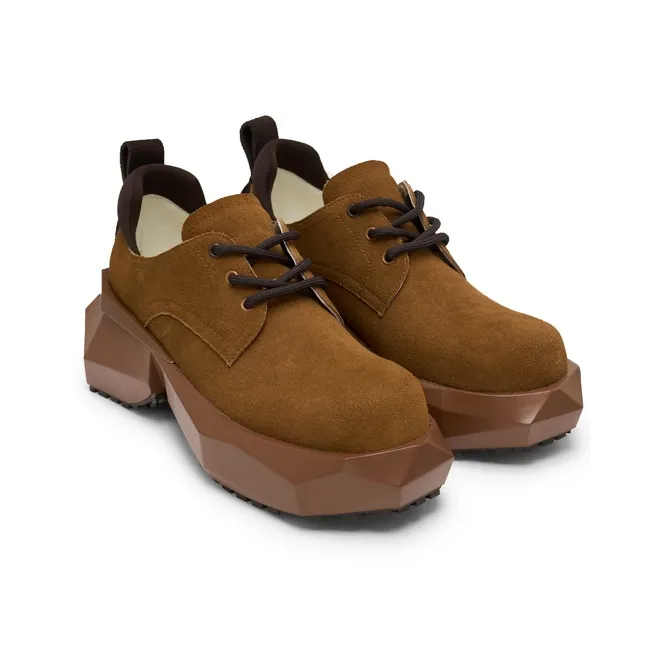 Lost In Echo Platform Height Increasing Wedge Sole Round Tip Business Shoes Shoe Size Comparison-2