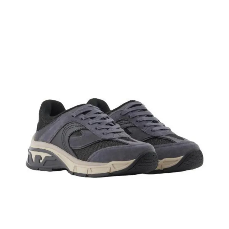 EMPORIO ARMANI Travel Business Travel Series Low Top Casual Shoes Men's Blue-2