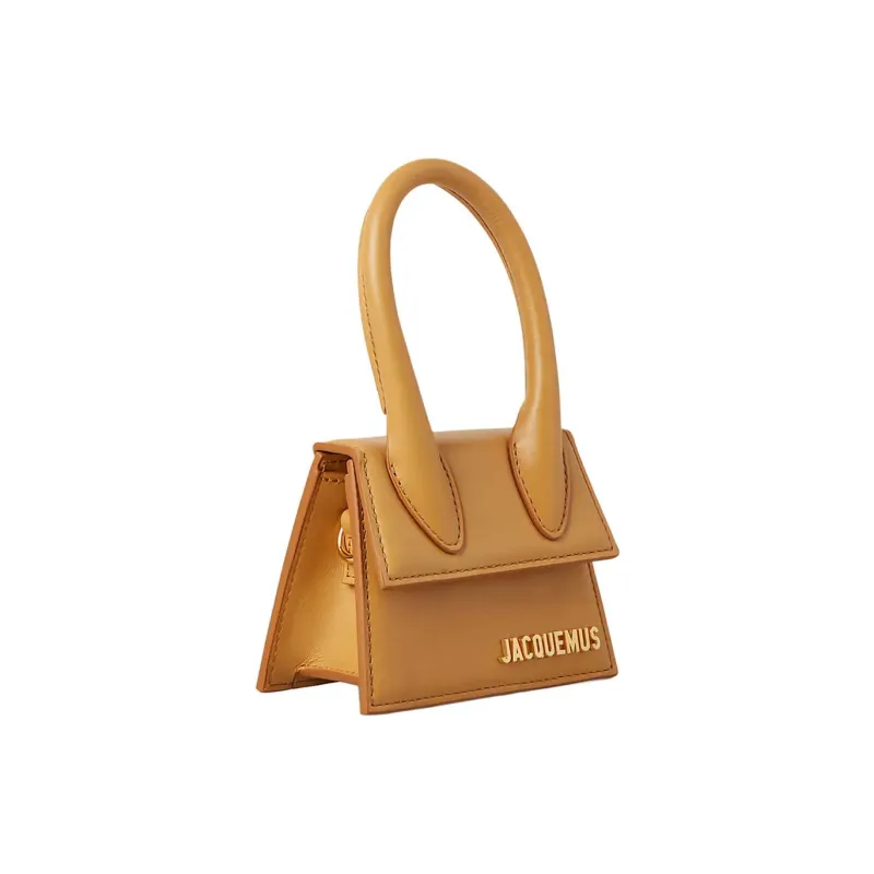 Jacquemus Leather Handbag Women's Light Umber-3