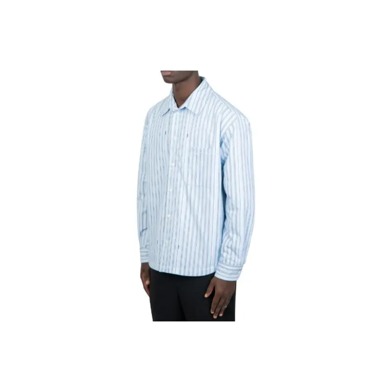 Jacquemus Pinstriped Padded Shirt-2