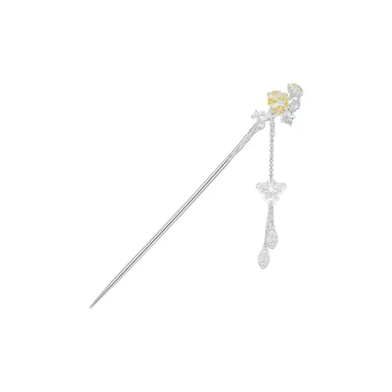 AVIVI Alloy Plated 925 Sterling Silver Hairpins Women's-16