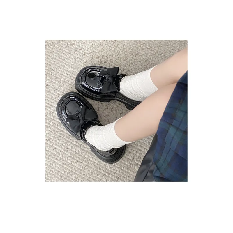 Trendy Loafers Women's Classic Black-8