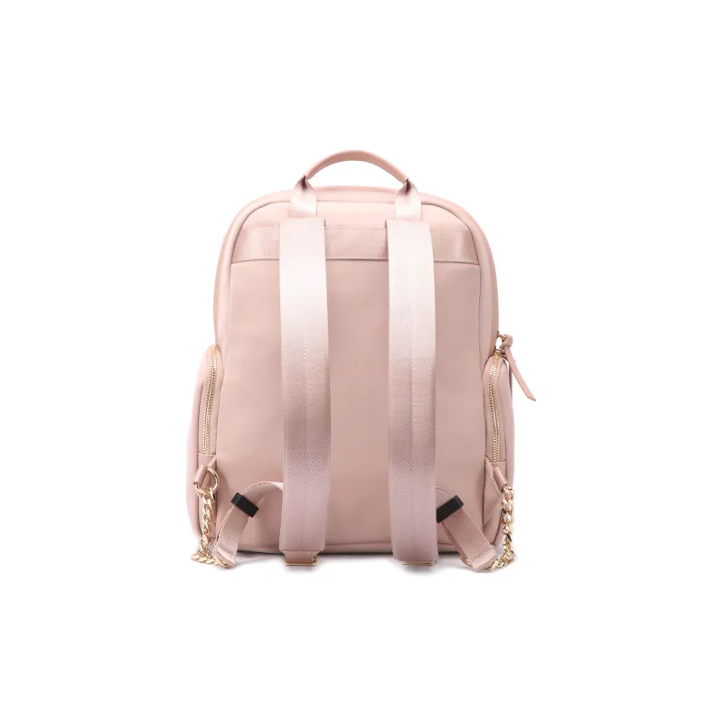 BOPAI Fabric Couple Backpack Laptop Bag Regular Women's Black/Pink-7