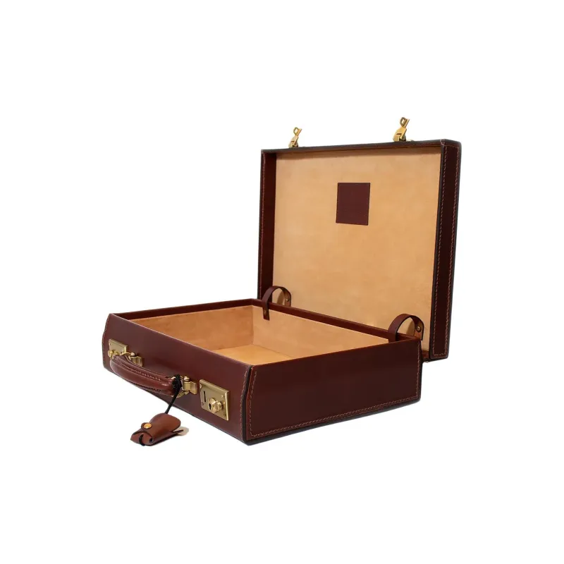ETTINGER Leather Handbag Unisex Nut-2