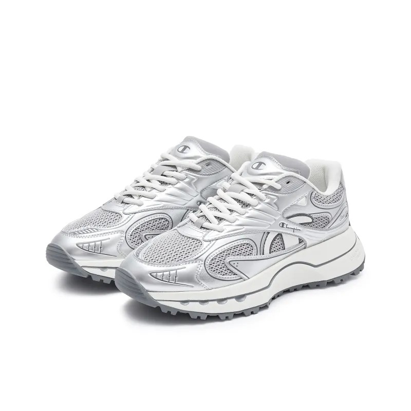 Champion Slip-Resistant Low-Top Running Shoes Men's Silver-2