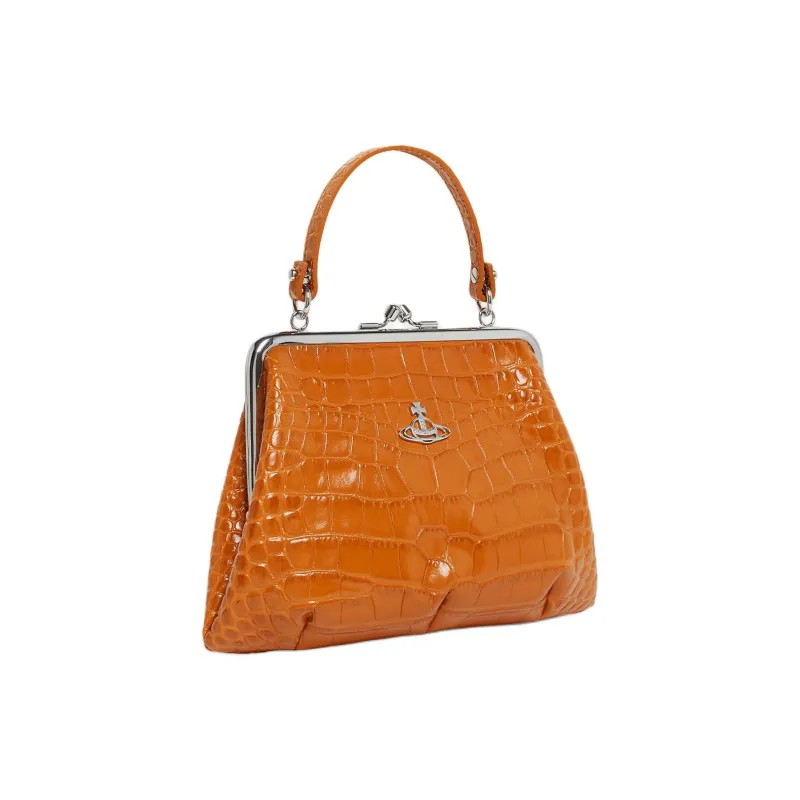 Vivienne Westwood Leather Portable Wallet Women's Burnt Orange-2