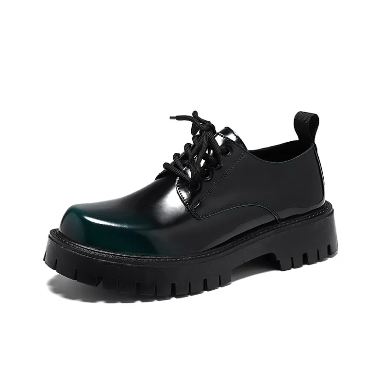 XIAOTOULANG Men's Casual Shoes Men Low Top Black/Red/Green-15