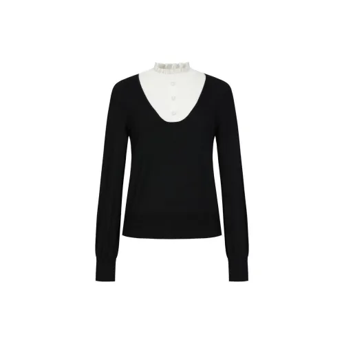 JZ. ANNAKRO Sweaters Women's Plain Black