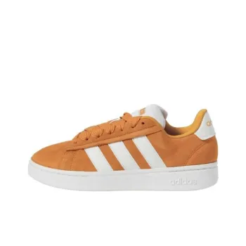 Adidas GRAND COURT ALPHA Anti Slip Wear Resistant Low Top Skateboard Shoes Men's Yellow
