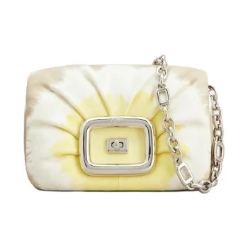 Roger Vivier Nappa Leather Handbag Shoulder Bag Mini Women's Yellow