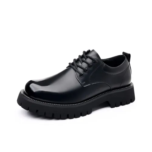 Bull charm Men's Casual Shoes Men Low Top Black/Brown