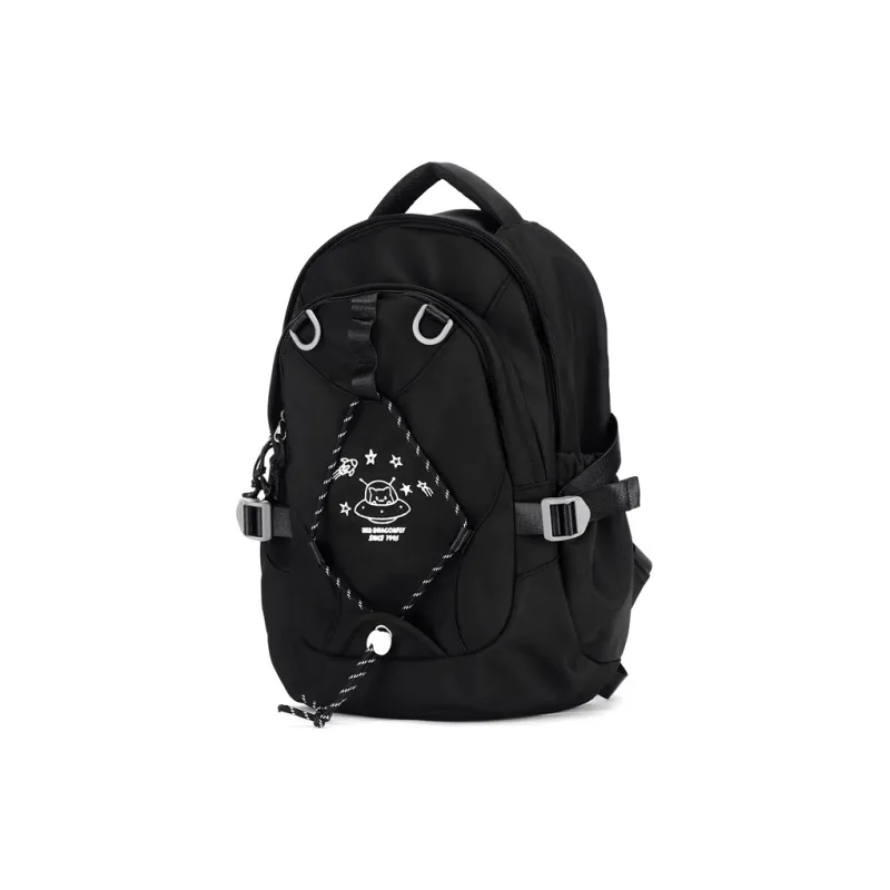 RED DRAGONFLY Fabric Space Meow Backpack Regular Women's Pink Gray-2