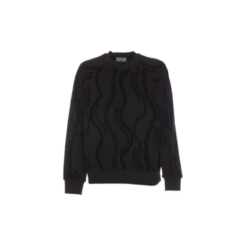 VERSACE JEANS COUTURE Sweaters Men Black