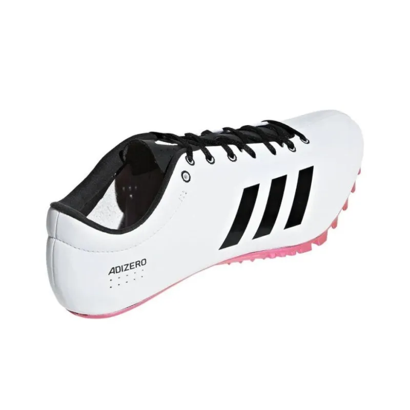 Adidas Adizero Prime Anti Slip Wear Resistant Low Top Running Shoes Men's White-2