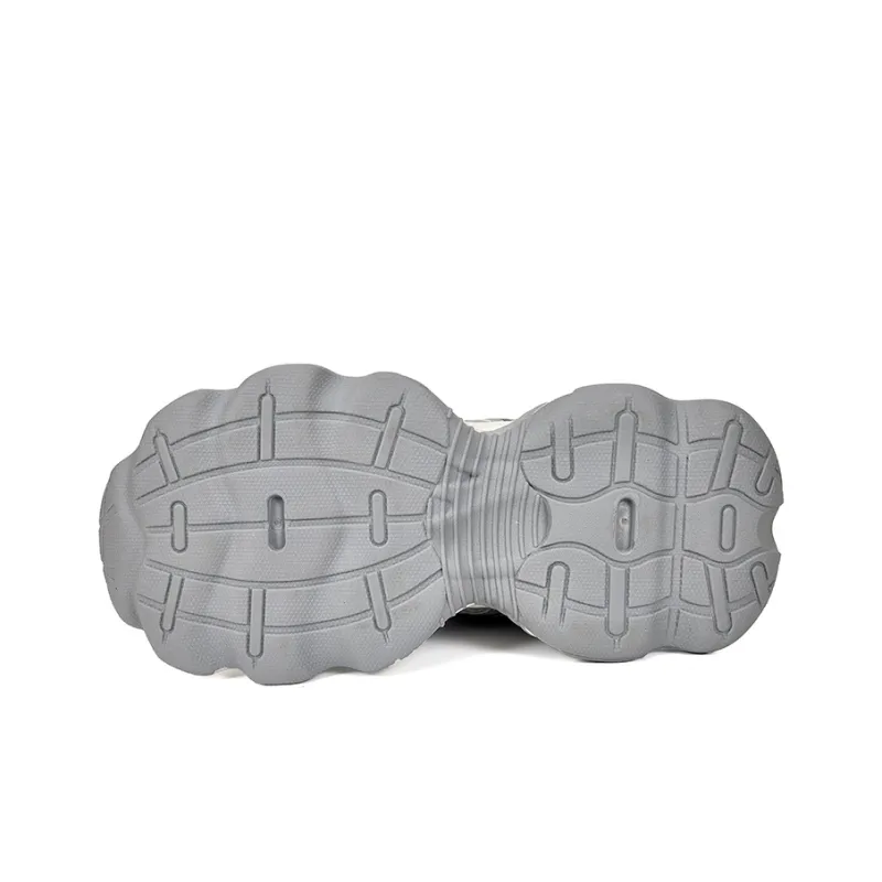 GNVA Paris Style Beige Trendy Shoes Fashion Hip Hop Style Trendy Shoes Breathable Low Top Chunky Sneakers Men's-9