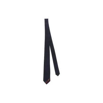 GUCCI Silk Ties Unisex Midnight Dark Blue