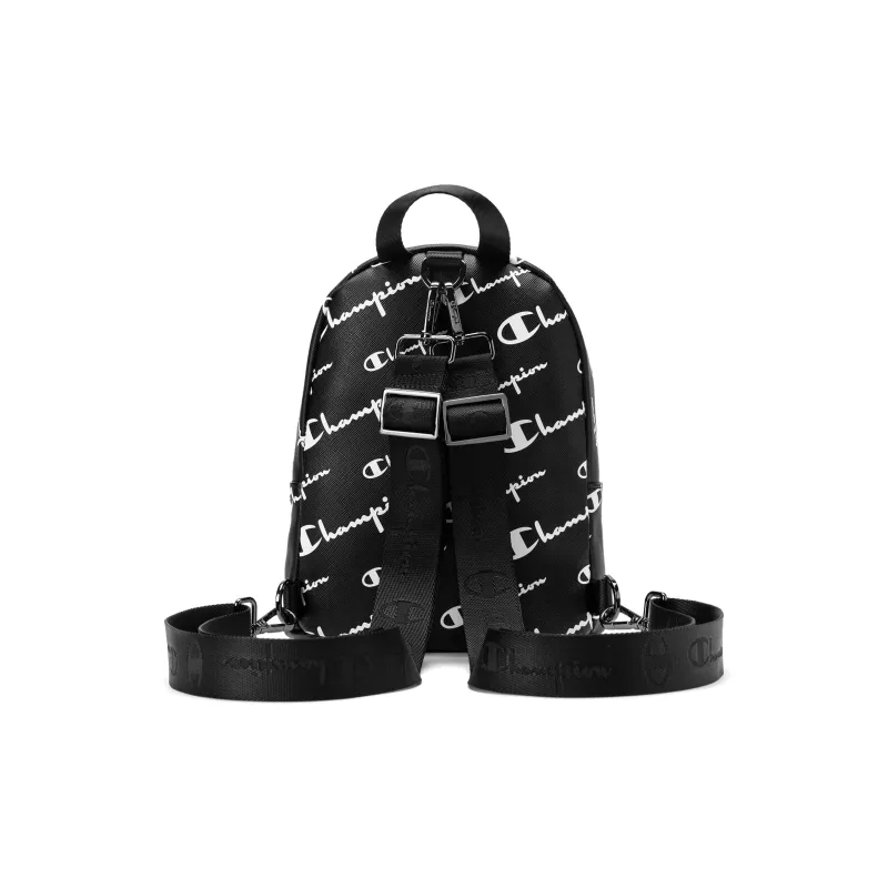Champion Synthetic Leather, Textile Backpack Small Size Unisex Caesar Blue/Black-7