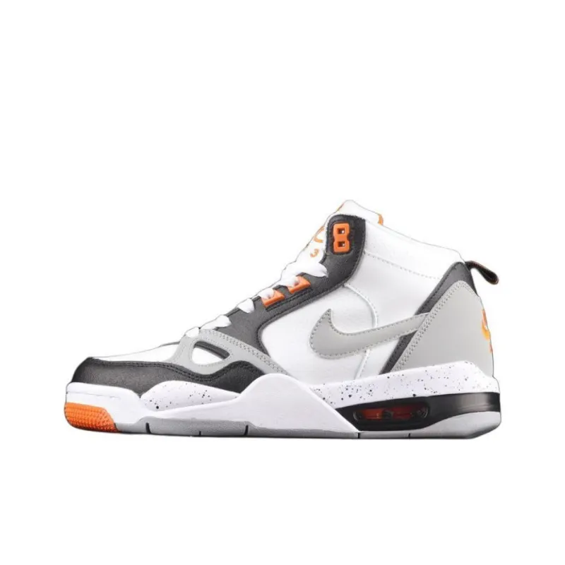 Nike Flight 13 Slip Resistant Cushioning High Top Skateboard Shoes Men's White-0