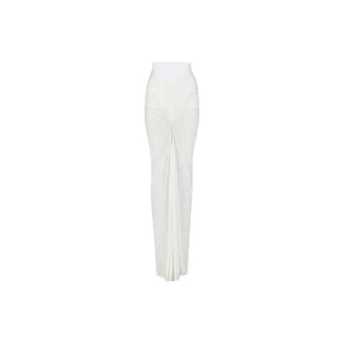 Alaia Casual Long Skirts Women's White