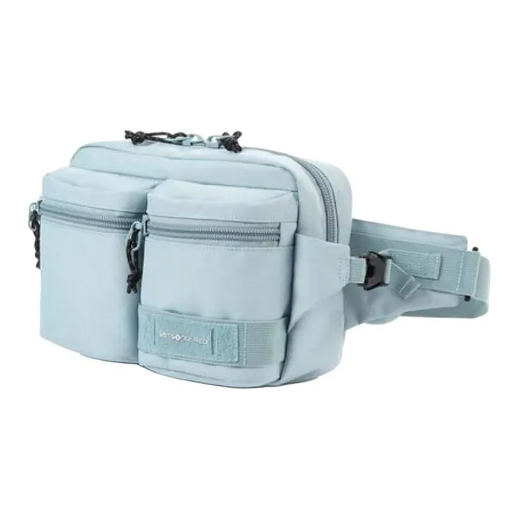 SAMSONITE Polyester Fanny Pack Crossbody Bag Shoulder Bag Unisex Sky Blue-1