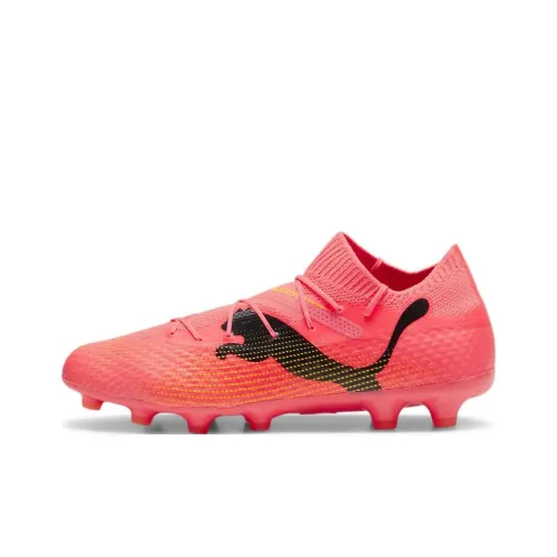 PUMA FUTURE 7 PRO Anti-Slip Wear-Resistant Soccer Shoes Men's Pink