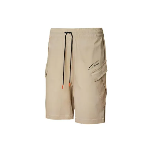Attempt X PUMA Casual Shorts Men Gray Khaki Color
