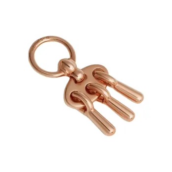 HERMES Rose Gold Plated Brass Accessories Unisex Rose Gold