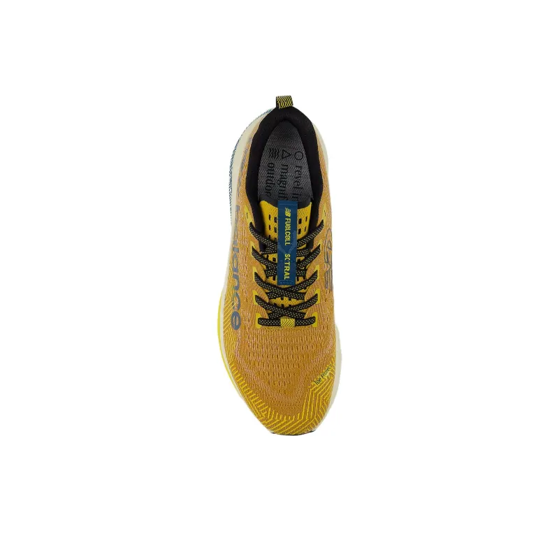 New Balance NB FuelCell SuperComp Trail Anti Slip Wear Resistant Low Top Running Shoes Men's Yellow-3