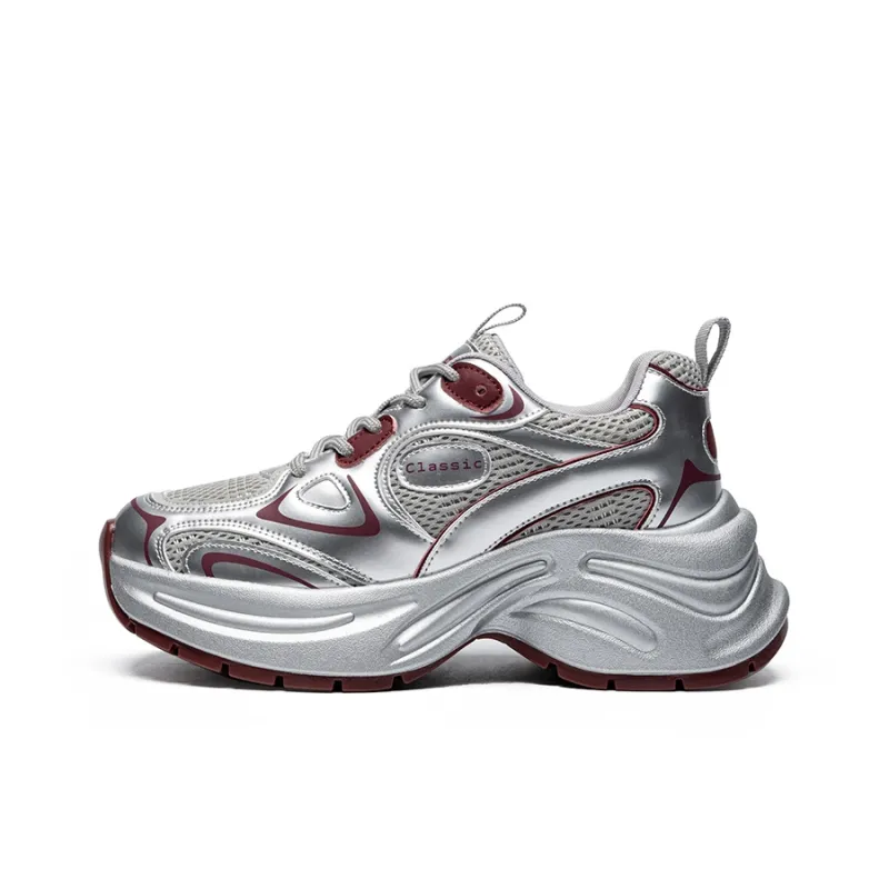 ZHR Moonlit Shadow Abrasion Resistant Breathable Low Top Chunky Sneakers Women's-13