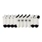 4 White Vertical Stripes+4 Large Bowknots+2 Small Bowknots
