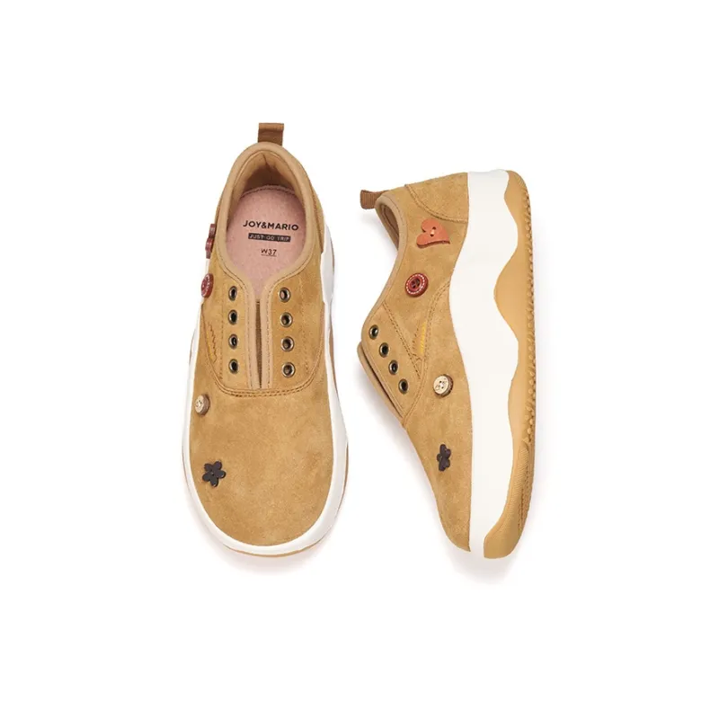 Joy&Mario Loafers Women's Camel/Black-3