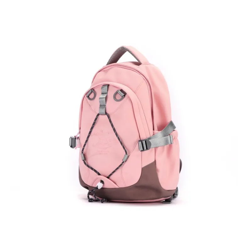 RED DRAGONFLY Fabric Space Meow Backpack Regular Women's Pink Gray-11