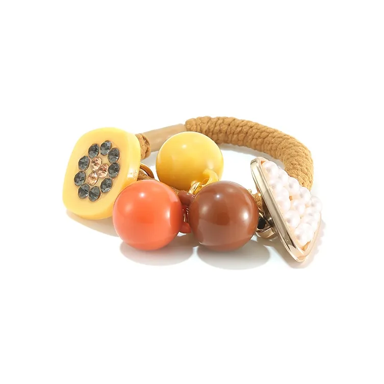 Like A Dream Leather Band Acrylic Hair Tie Hair Tie Women's-0