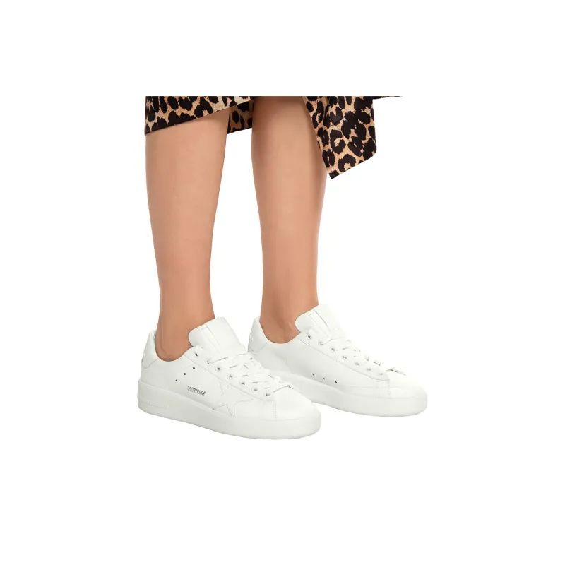Golden Goose Purestar Stylish Skateboarding Shoes Women's White-5