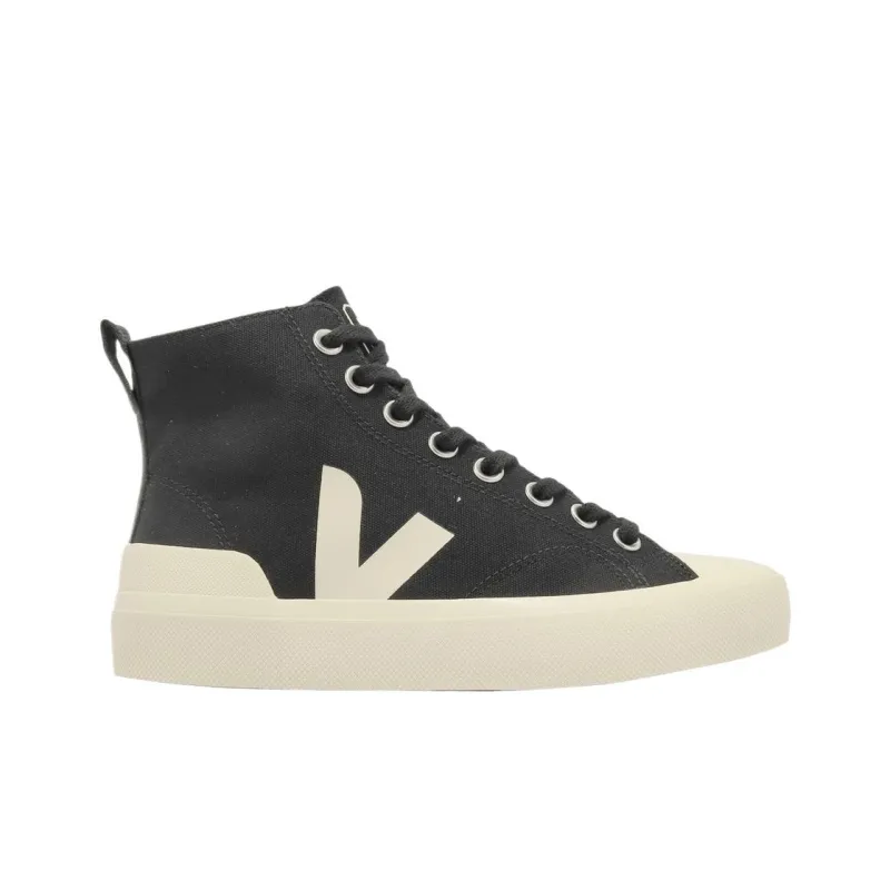 Adidas Anti-Slip And Wear-Resistant Breathable High-Top Canvas Shoes Women's Black-1