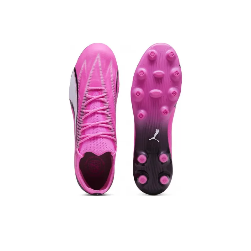 PUMA Ultra Ultimate Soccer Shoes Men Low Top Magenta-3
