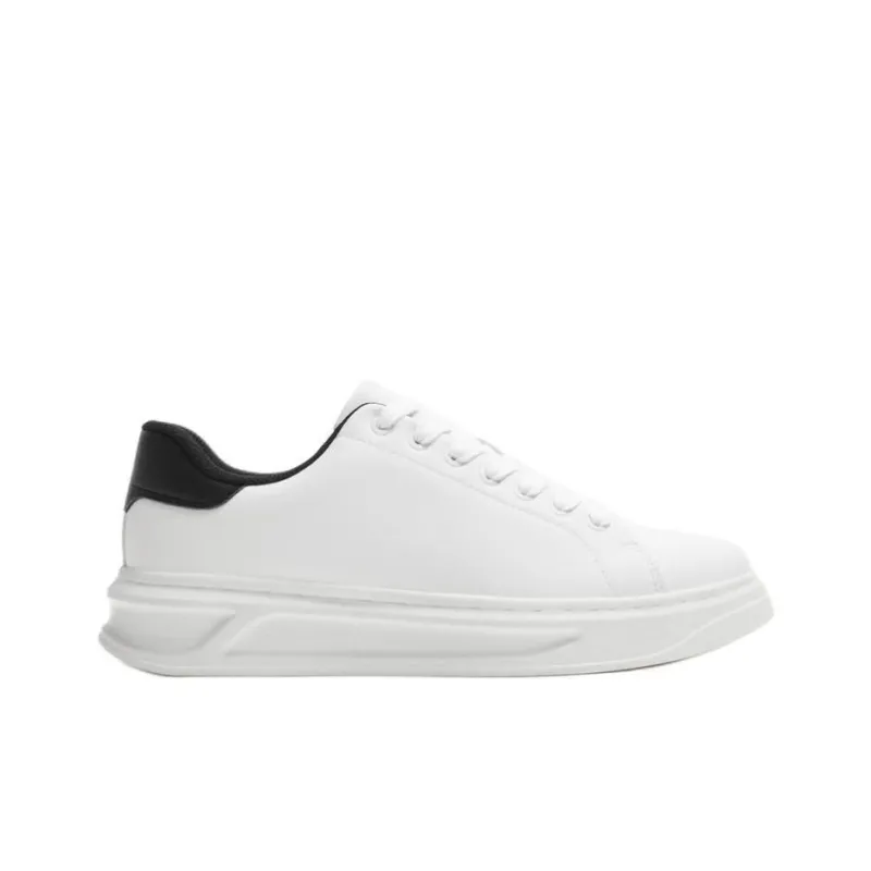 ZARA Low Top Skateboard Shoes Men's White-2