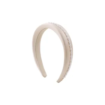 BABYBEI Satin Elegance Elegant Minimalist Style Versatile Advanced Black Beige Hair Accessories Women's