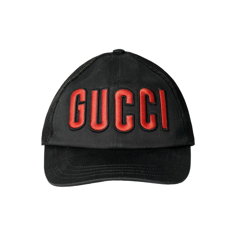 GUCCI Embroidered Logo Baseball Cap-1