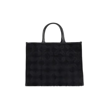 Furla Opportunity Nylon Tote Bag Shopping Bag Handbags Large Size Women's Black