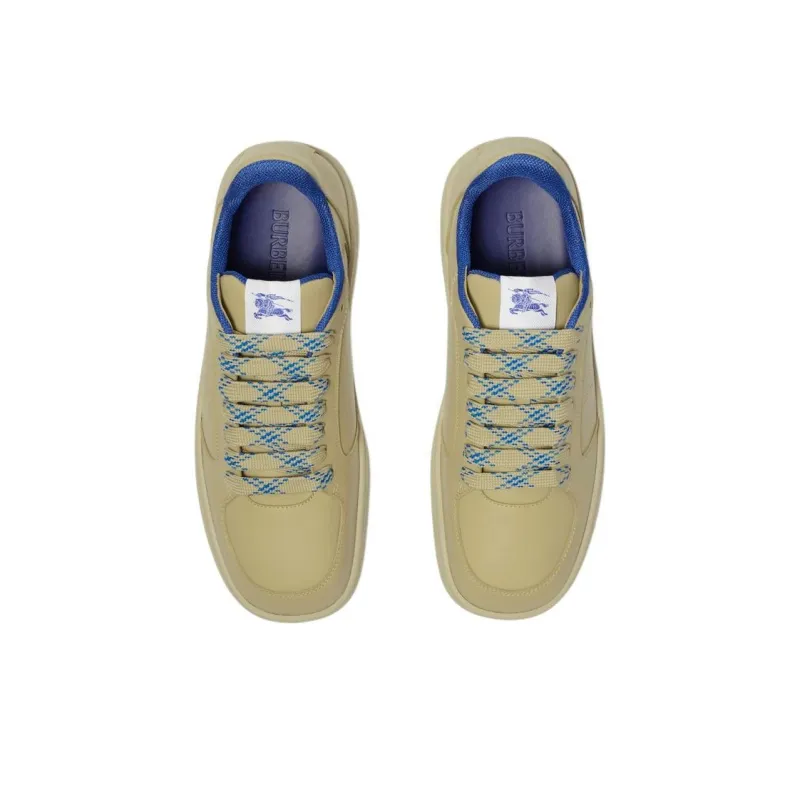 Burberry Low Top Skateboard Shoes Men's Umber-3