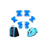 Helmet Protective Gear Roller Skate Bags Clothing Sets Blue