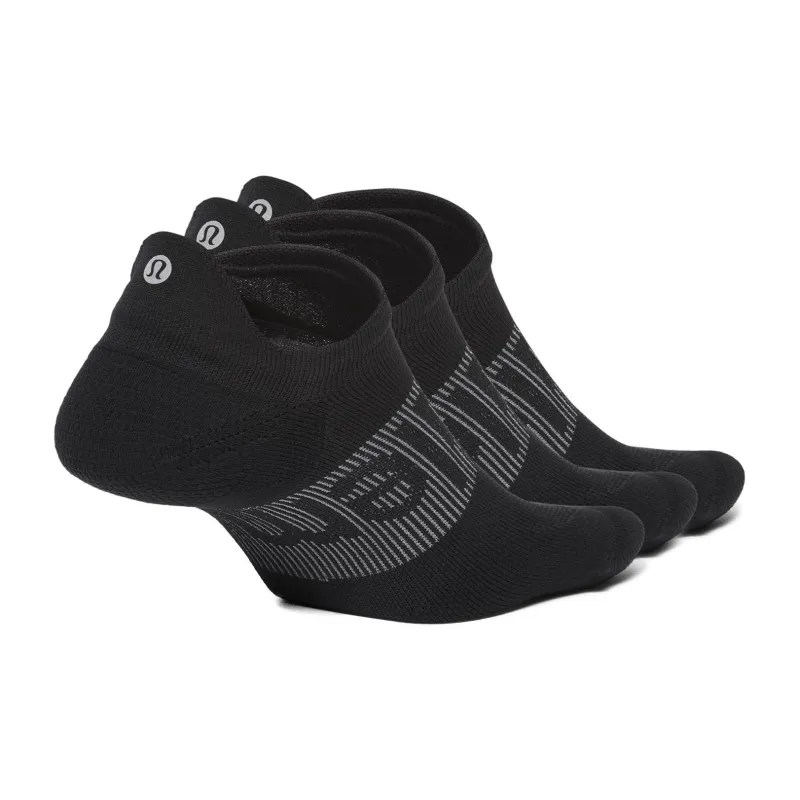 Lululemon Power Stride Ankle Socks Women's 3 Pack Black-1